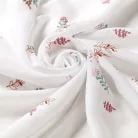 BabyOno textilpelenka színes 3db púderrózsaszín levélmintás 348/17