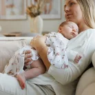 BabyOno textilpelenka színes 3db világosbarna lufis macimintás 348/18