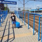 Mancs őrjárat bőrönd kék