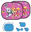 Mancs őrjárat árnyékoló 2db 44x36cm pink