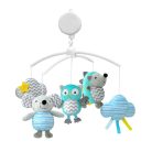 Baby Mix zenélő-forgó Süni, egér és bagoly