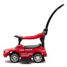 Baby Mix bébitaxi zenélő vezetőrúddal TÛZOLTÓ piros