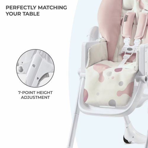 Kinderkraft etetőszék Yummy pink