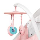 Kinderkraft pihenőszék Felio rezgő zenélő pink
