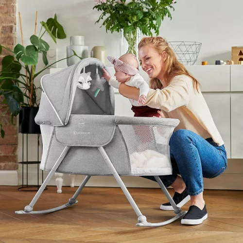 Kinderkraft bölcső Lovi szürke