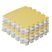 Kinderkraft szivacspuzzle szőnyeg Luno 30db sárga-szürke