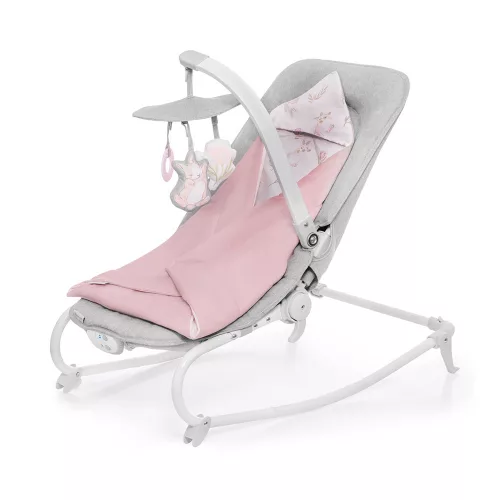 Kinderkraft pihenőszék Felio rezgő zenélő Peony Rose
