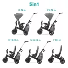 Kinderkraft tricikli Easytwist Platinum Grey