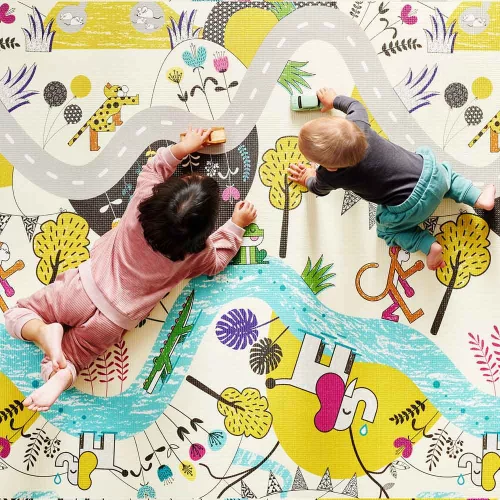 Kinderkraft játszószőnyeg szivacs Matty 150x180cm