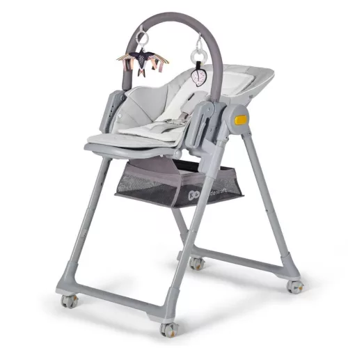 Kinderkraft etetőszék Lastree szürke