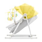 Kinderkraft 5in1 bölcső-babaágy-hinta-pihenőszék-szék - Unimo Up sárga