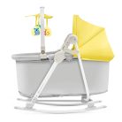 Kinderkraft 5in1 bölcső-babaágy-hinta-pihenőszék-szék - Unimo Up sárga