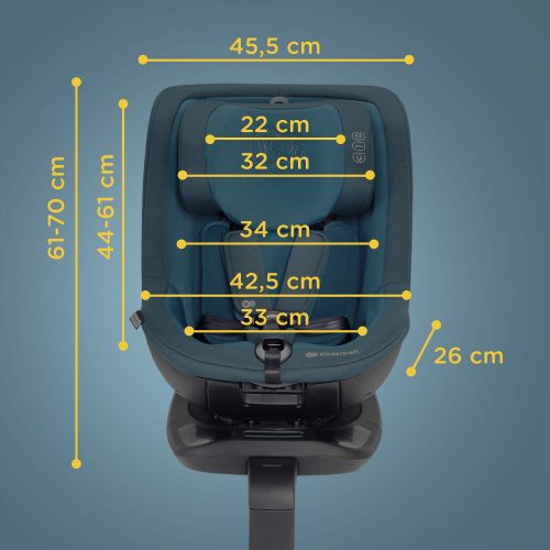 Kinderkraft gyerekülés I-Guard Pro i-Size Isofix 61-105 cm grafit-fekete