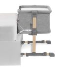 Kinderkraft babaöböl Neste Grow 2in1 világosszürke-melange fa hatású