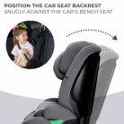 Kinderkraft gyerekülés - Safety Fix i-Size Isofix 76-150cm szürke