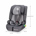 Kinderkraft gyerekülés - Safety Fix i-Size Isofix 76-150cm szürke
