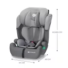 Kinderkraft gyerekülés Comfort Up i-Size 76-150cm szürke