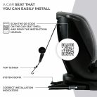 Kinderkraft gyerekülés Xpedition i-Size 360 fok Isofix 40-150cm  szürke