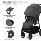 Kinderkraft sportbabakocsi 25 kg Trig 3 Granite grey