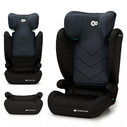 Kinderkraft gyerekülés I-SPARK i-Size 100-150cm fekete
