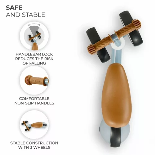 Kinderkraft futóbicikli mini Cutie bézs