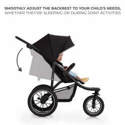 Kinderkraft babakocsi minden terepre Helsi 2 fekete