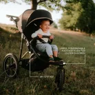 Kinderkraft babakocsi minden terepre Helsi 2 fekete