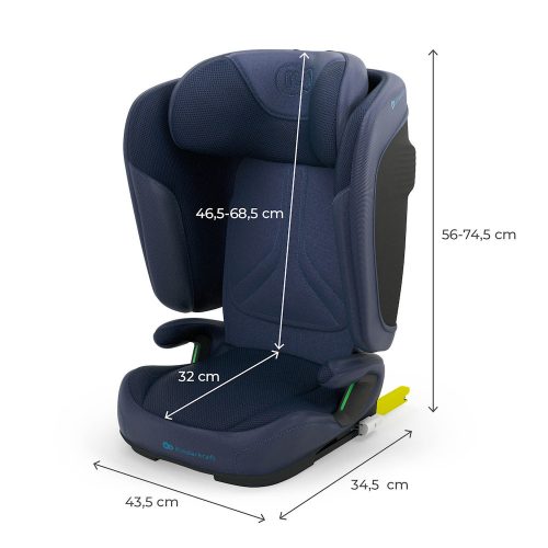 Kinderkraft gyerekülés Unity 2 i-Size Isofix 100-150cm navy
