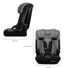 Kinderkraft gyerekülés ülésmagasító I-COMFY i-Size 76-150cm sötétszürke