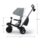 Kinderkraft tricikli 6in1 AVEO 2 PLUS  szürke