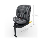 Kinderkraft gyerekülés I-360 Plus 2 i-Size Isofix 40-150cm szürke