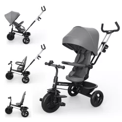 Kinderkraft tricikli Aston 2 Plus grey