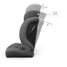 Kinderkraft gyerekülés és ülésmagasító Comfort Up II PLUS i-Size 76-150cm szürke