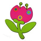 Marko Habszivacs falidekor méhecske és virág SRP-002