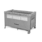 Kidnort utazóágy-babaöböl Livsmiljö 2 szintes, kerekes, kibúvós premium szürke