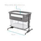 Kidnort bölcső 4 az 1-ben Snackskal fekete