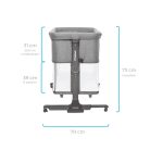 Kidnort bölcső 4 az 1-ben Snackskal fekete