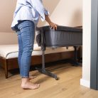 Kidnort bölcső 4 az 1-ben Snackskal fekete