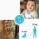 Kidnort etetőszék Drömmer unique natúr szürke