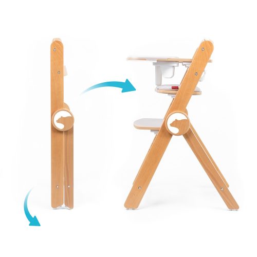 Kidnort etetőszék Drömmer unique natúr barna