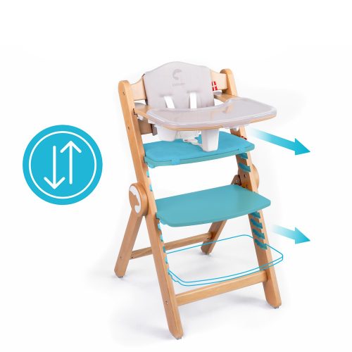 Kidnort etetőszék Drömmer unique natúr barna