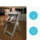 Kidnort etetőszék Drömmer unique szürke