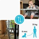 Kidnort etetőszék Drömmer unique szürke