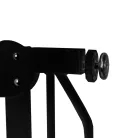 Lionelo ajtórács fém Truus 75-105 cm fekete-onyx