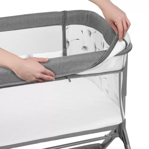 Lionelo babaágy bölcső babaöböl 3in1 Leonie Plus szürke
