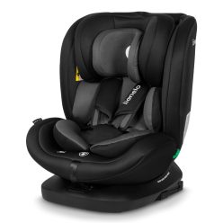   Lionelo gyerekülés Bastiaan i-Size Isofix 360 fok 40-150 cm fekete-szürke