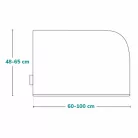 Lionelo autós napellenző függöny UV-, és szélálló 2 db Sunblocker fekete