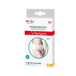 Akuku bugyi szülés utáni eldobható PREMIUM 5db  S