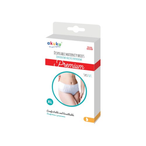 Akuku bugyi szülés utáni eldobható PREMIUM 5db  XL