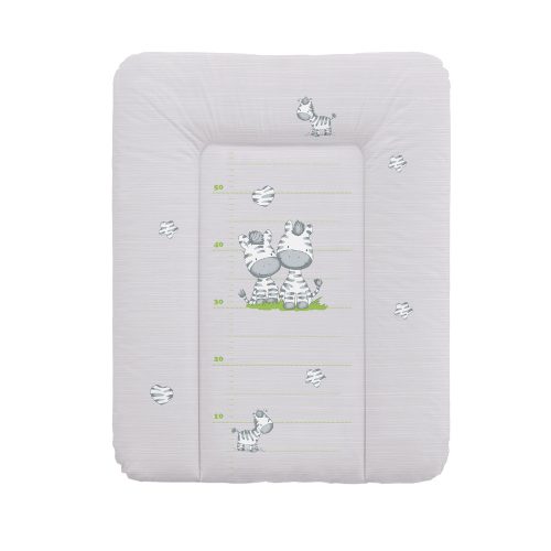 Ceba pelenkázó lap puha kicsi 50*70 Zebra szürke